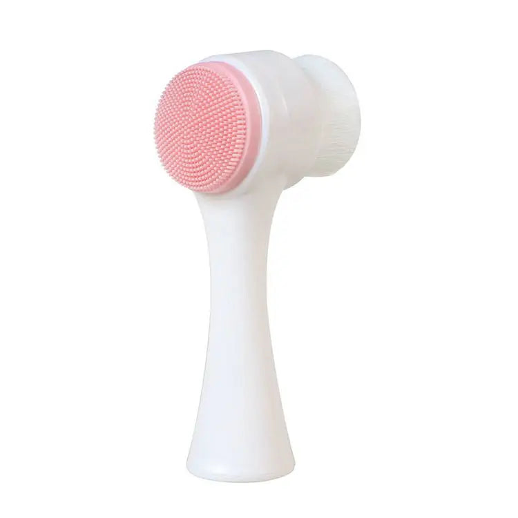 3D Double-Sided Silicone Face Brush – Manual Exfoliator