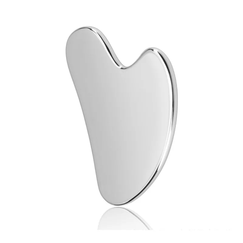 Stainless Steel Gua Sha Scraper – Face & Body Massage Tool