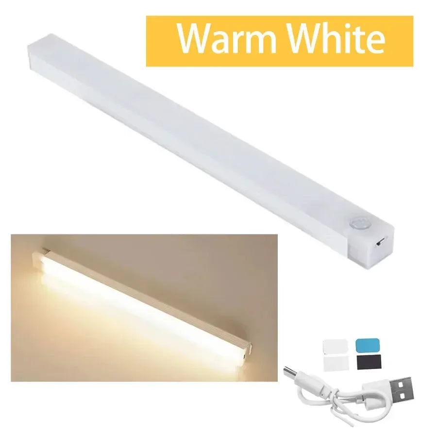 LED Motion Sensor Cabinet Light – Magnetic USB Dimmable Night Lamp