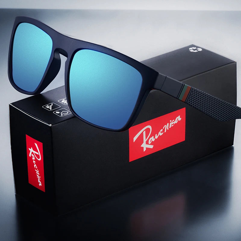 Vintage Square Polarized Sunglasses – Unisex Driving UV400