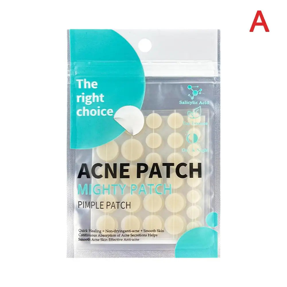 Hydrocolloid Salicylic Acne Patches – 30pcs Pimple Spot Treatment