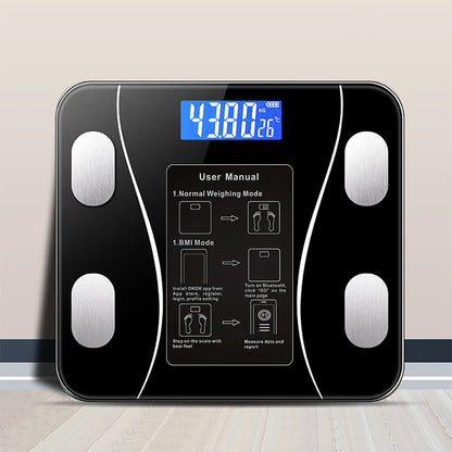Smart Bluetooth Body Fat Scale – Digital Bathroom Scale with App