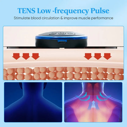 EMS Electric Neck Massager – Cervical Muscle Pain Relief Stimulator
