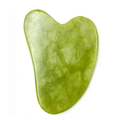 Natural Jade Face Roller & Gua Sha Set – Stone Massage Tool
