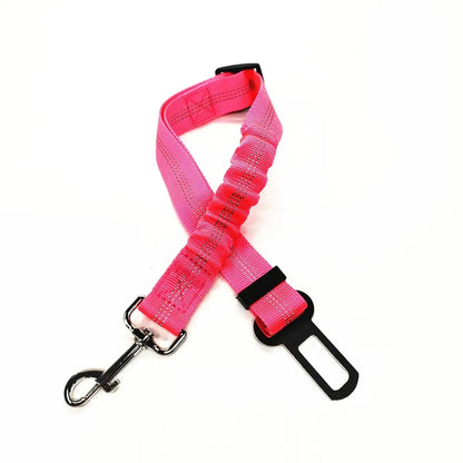 Pet Car Seat Belt – Adjustable Dog & Cat Safety Harness Clip