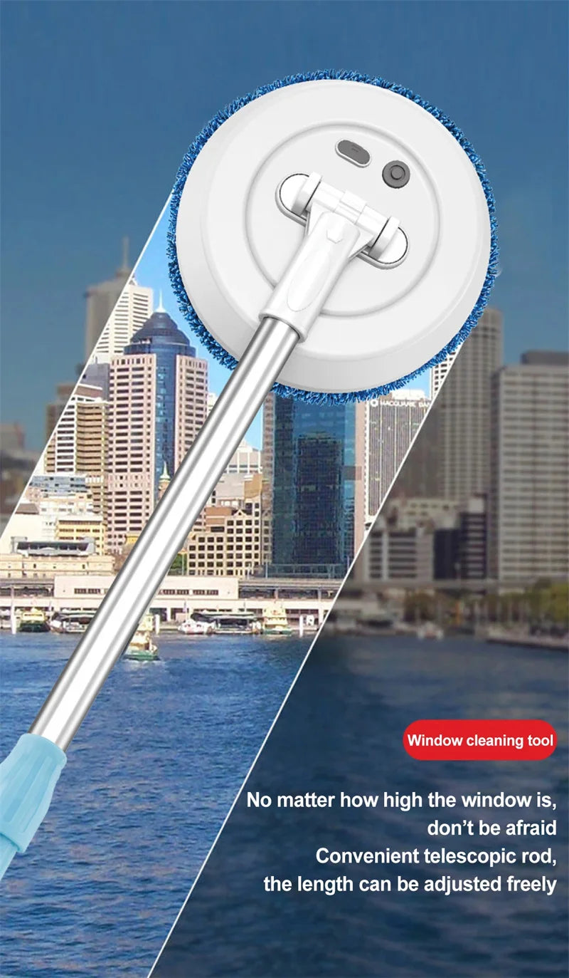 Wireless Electric Spin Mop – 2-in-1 Wet & Dry Floor Cleaner