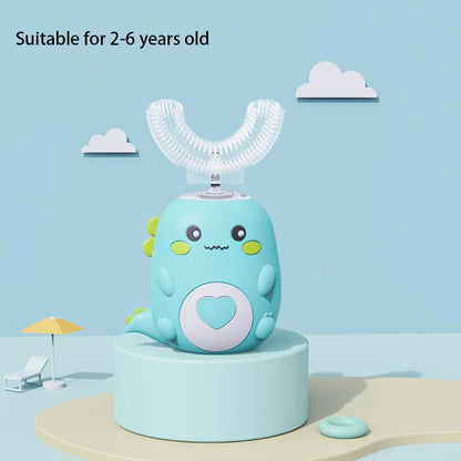 Kids U-Shaped Electric Toothbrush – 360° Sonic Rechargeable