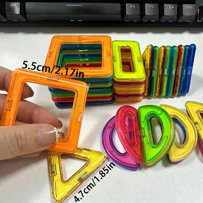DIY Magnetic Building Blocks – STEM Construction Toy Set
