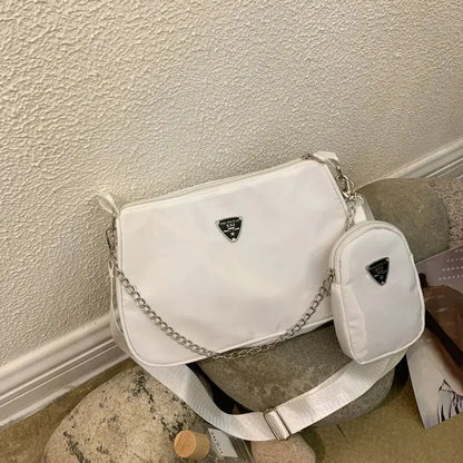 Women's Nylon Crossbody Bag – Casual Underarm Shoulder Bag