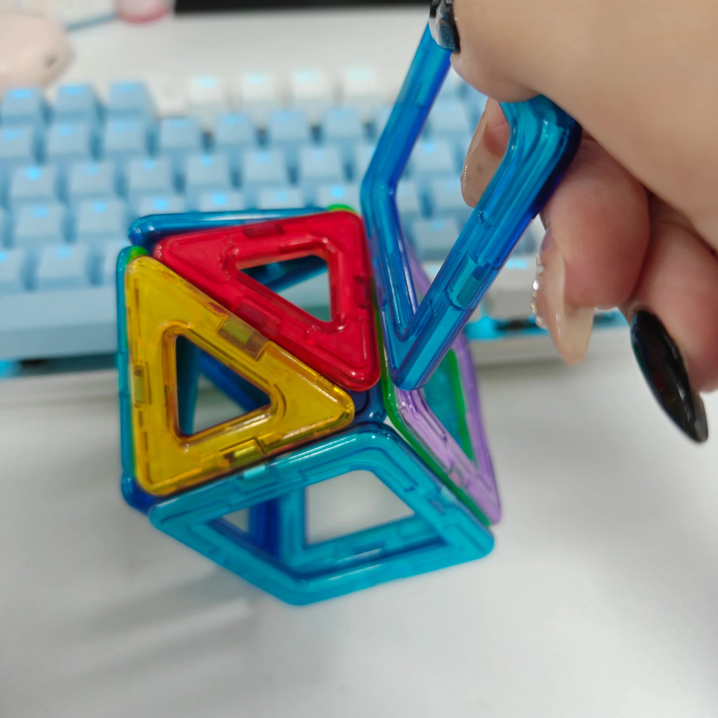 DIY Magnetic Building Blocks – STEM Construction Toy Set