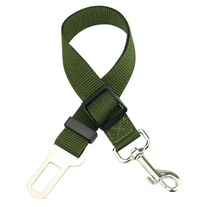 Pet Car Seat Belt – Adjustable Dog & Cat Safety Harness Clip