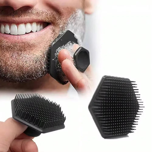 Men's Silicone Face Cleansing Brush – Deep Clean Pore Exfoliator