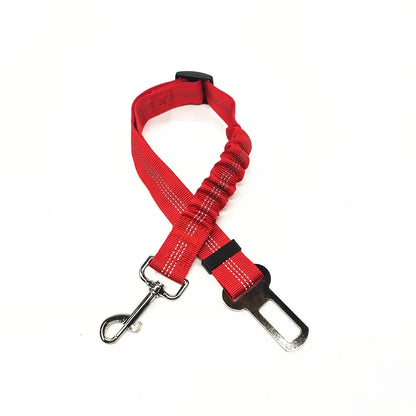 Pet Car Seat Belt – Adjustable Dog & Cat Safety Harness Clip