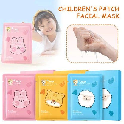 Cartoon Animal Sheet Masks – Kids Moisturizing Spa Face Masks
