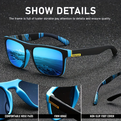 Vintage Square Polarized Sunglasses – Designer Driving UV400