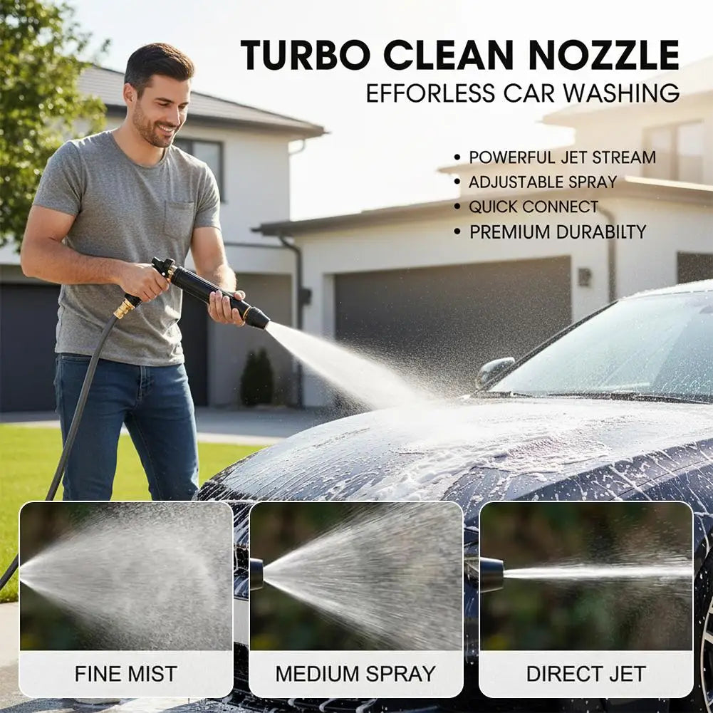 Heavy Duty Adjustable Twist Hose Nozzle Jet Sweeper Nozzle