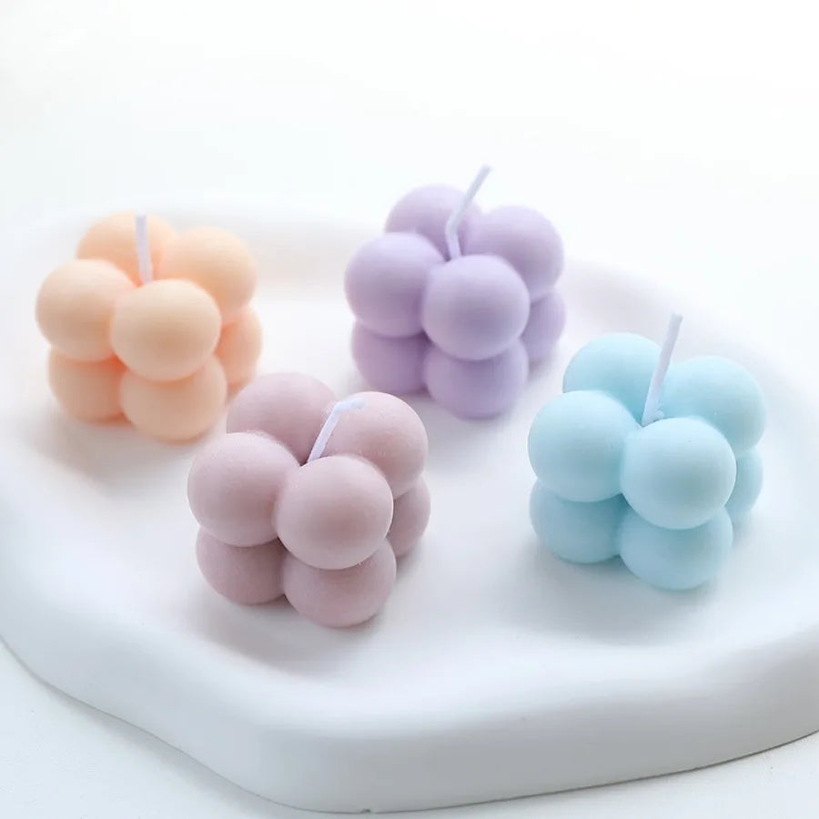 Mini Cube Aromatherapy Candle – Decorative Home Gift