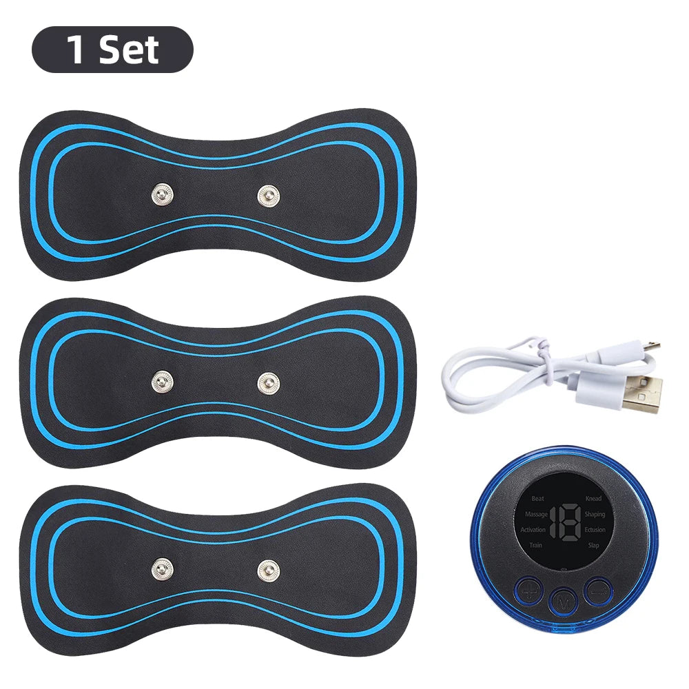 EMS Electric Neck Massager – Cervical Muscle Pain Relief Stimulator