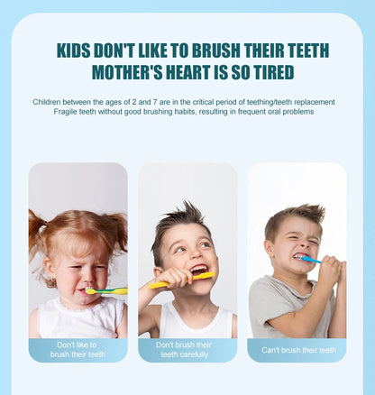 Kids U-Shaped Electric Toothbrush – 360° Sonic Rechargeable