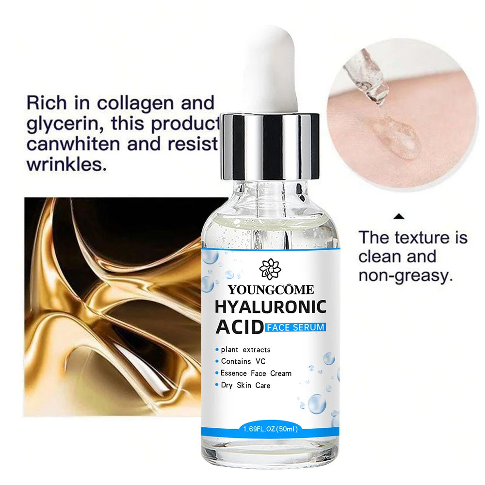 Hyaluronic Acid Facial Essence – Korean Deep Hydrating Serum