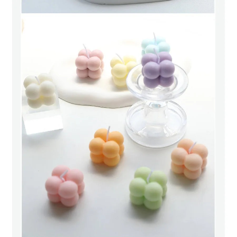 Mini Cube Aromatherapy Candle – Decorative Home Gift
