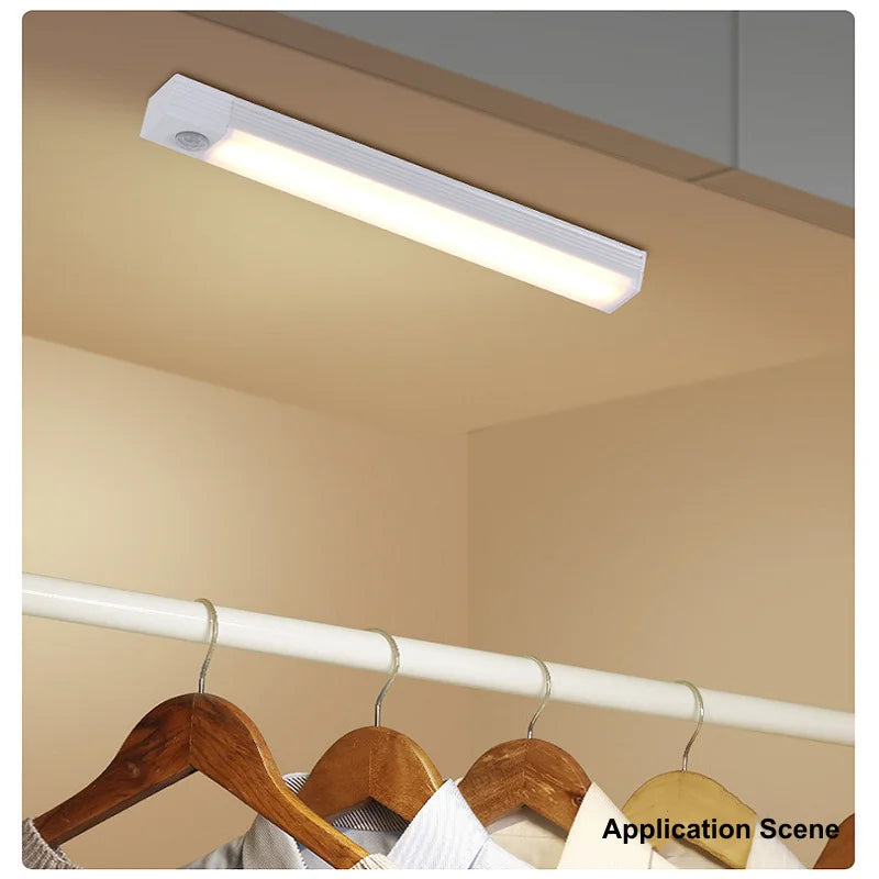 Motion Sensor LED Strip Light – USB Rechargeable Under-Cabinet Lamp