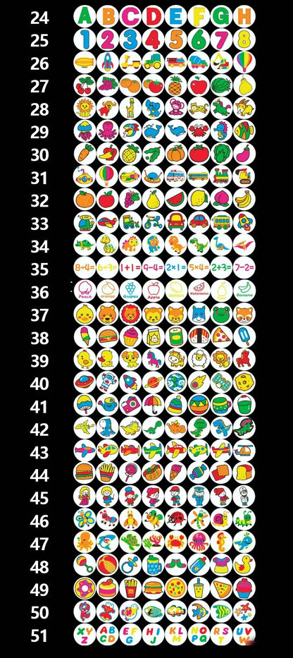 Kids Projector Flashlight – 10 Cards 80 Patterns Bedtime Toy