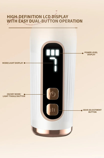 Portable 7-Color LED Light Therapy Massager – Face & Neck Lifting