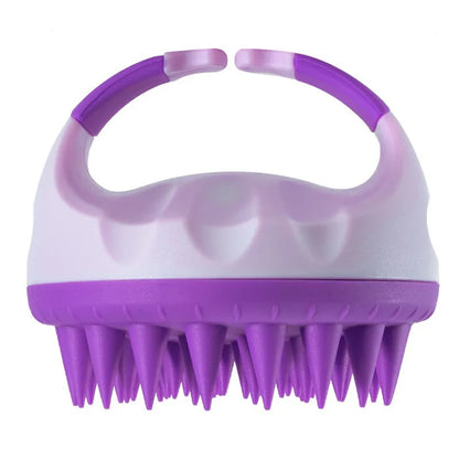 Silicone Scalp Massage Brush – Shampoo Hair Wash Comb