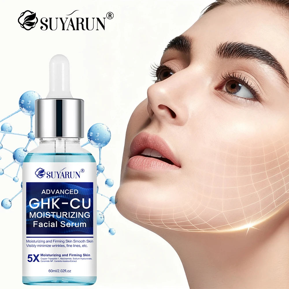 SUYARUN GHK-Cu Copper Peptide Serum – Anti-Aging Firming Moisturizer