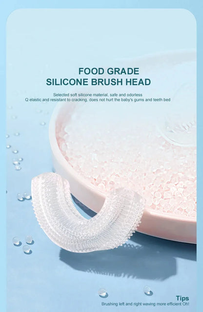 Kids U-Shaped Electric Toothbrush – 360° Sonic Rechargeable
