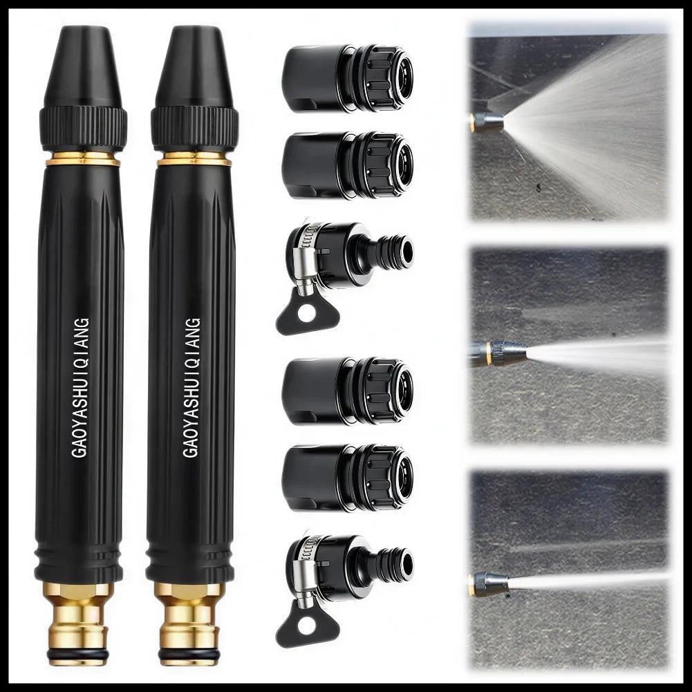 Heavy Duty Adjustable Twist Hose Nozzle Jet Sweeper Nozzle