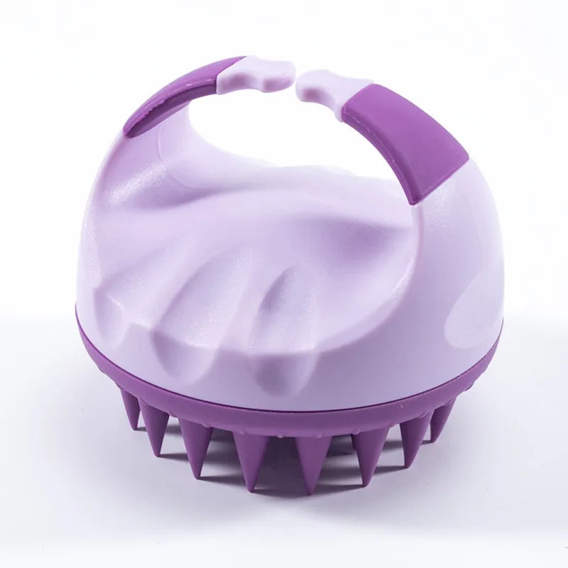 Silicone Scalp Massage Brush – Shampoo Hair Wash Comb