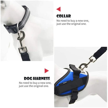 Pet Car Seat Belt – Adjustable Dog & Cat Safety Harness Clip