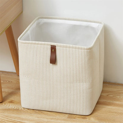 Fabric Storage Cube Box with Handle – Closet Toy Organizer