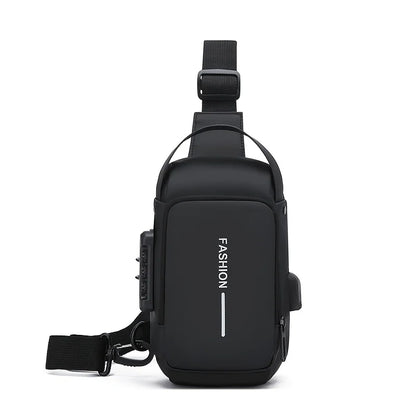 Men's Oxford Sling Bag – Crossbody Chest Pack with Phone Pocket
