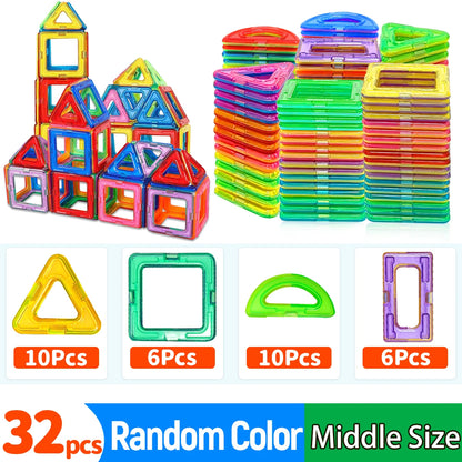 DIY Magnetic Building Blocks – STEM Construction Toy Set