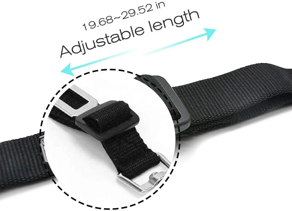 Pet Car Seat Belt – Adjustable Dog & Cat Safety Harness Clip