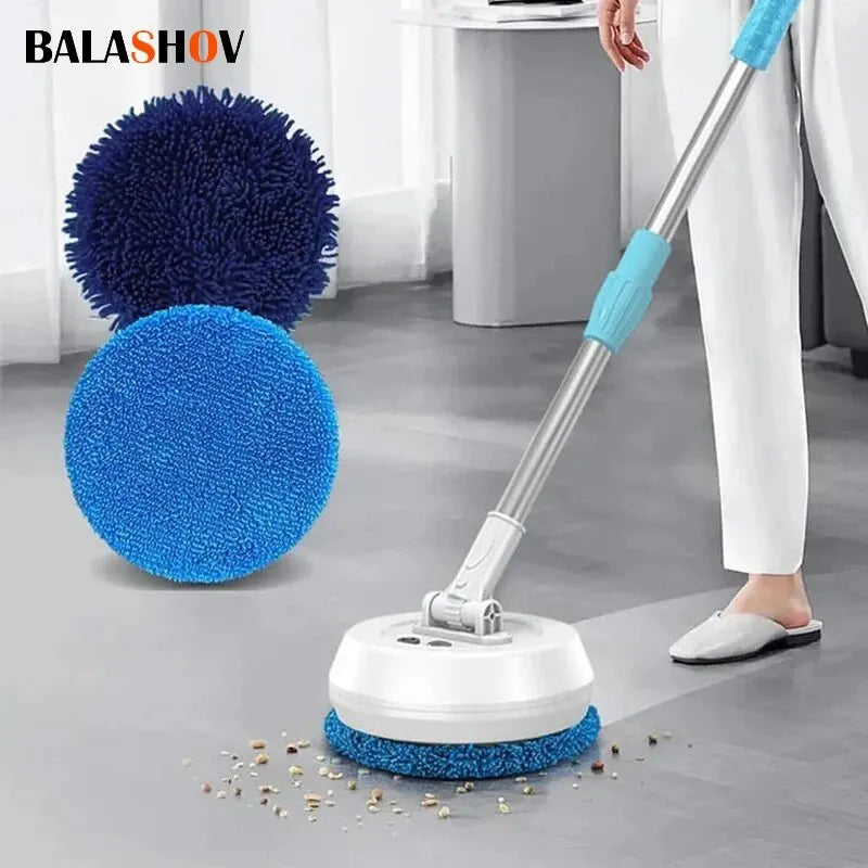 Wireless Electric Spin Mop – 2-in-1 Wet & Dry Floor Cleaner
