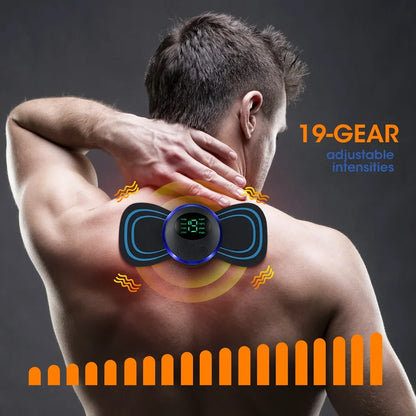 EMS Electric Neck Massager – Cervical Muscle Pain Relief Stimulator
