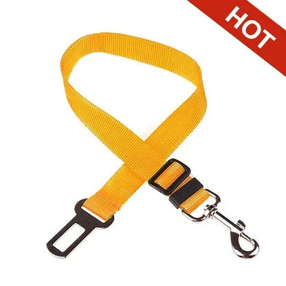Pet Car Seat Belt – Adjustable Dog & Cat Safety Harness Clip
