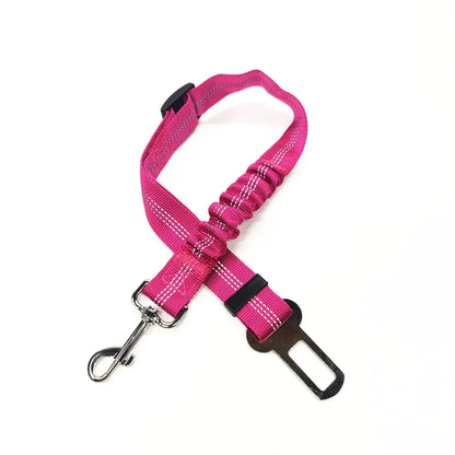 Pet Car Seat Belt – Adjustable Dog & Cat Safety Harness Clip