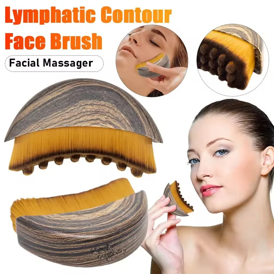 Lymphatic Drainage Face Brush – Contour & Sculpting Massager