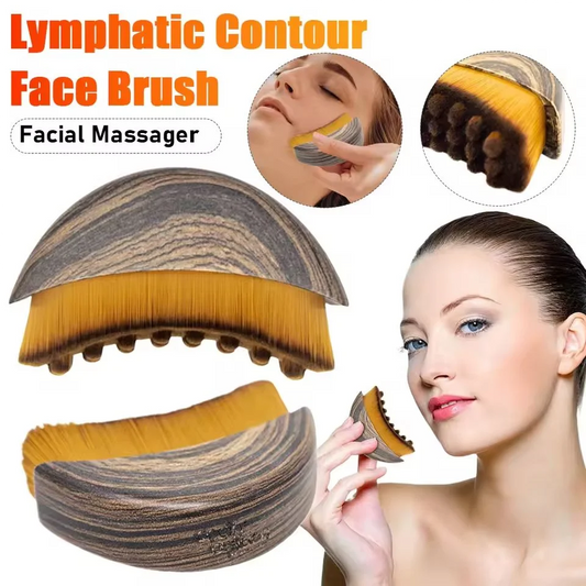 Lymphatic Drainage Face Brush – Contour & Sculpting Massager