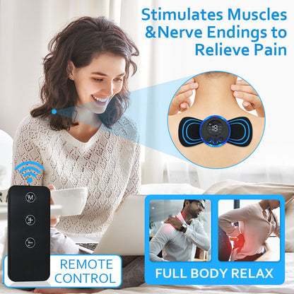 EMS Electric Neck Massager – Cervical Muscle Pain Relief Stimulator