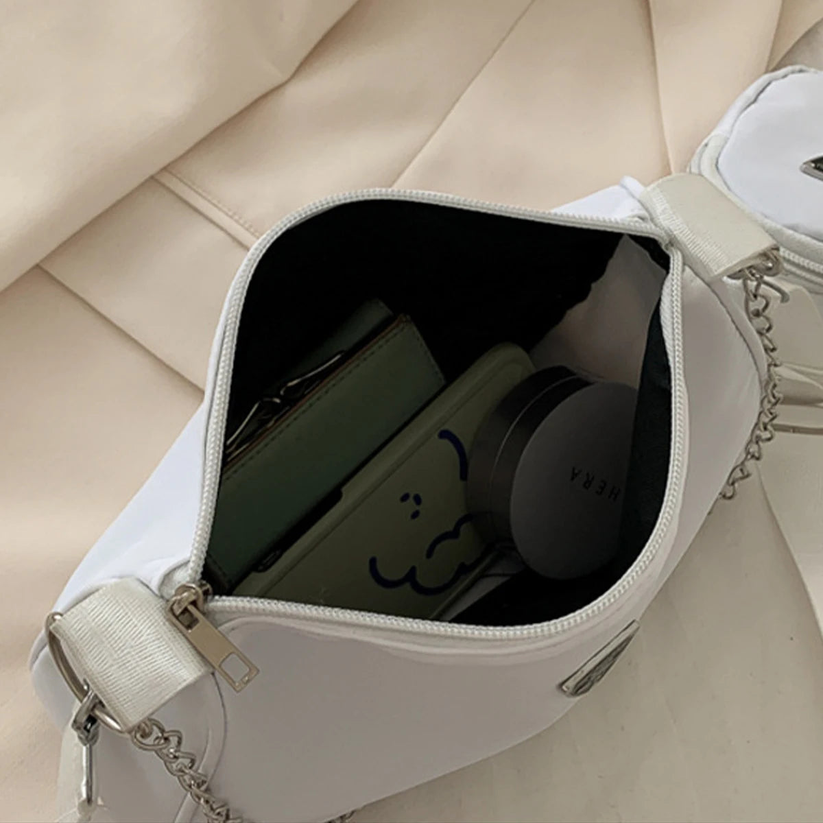 Women's Nylon Crossbody Bag – Casual Underarm Shoulder Bag