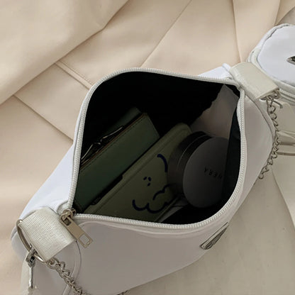 Women's Nylon Crossbody Bag – Casual Underarm Shoulder Bag