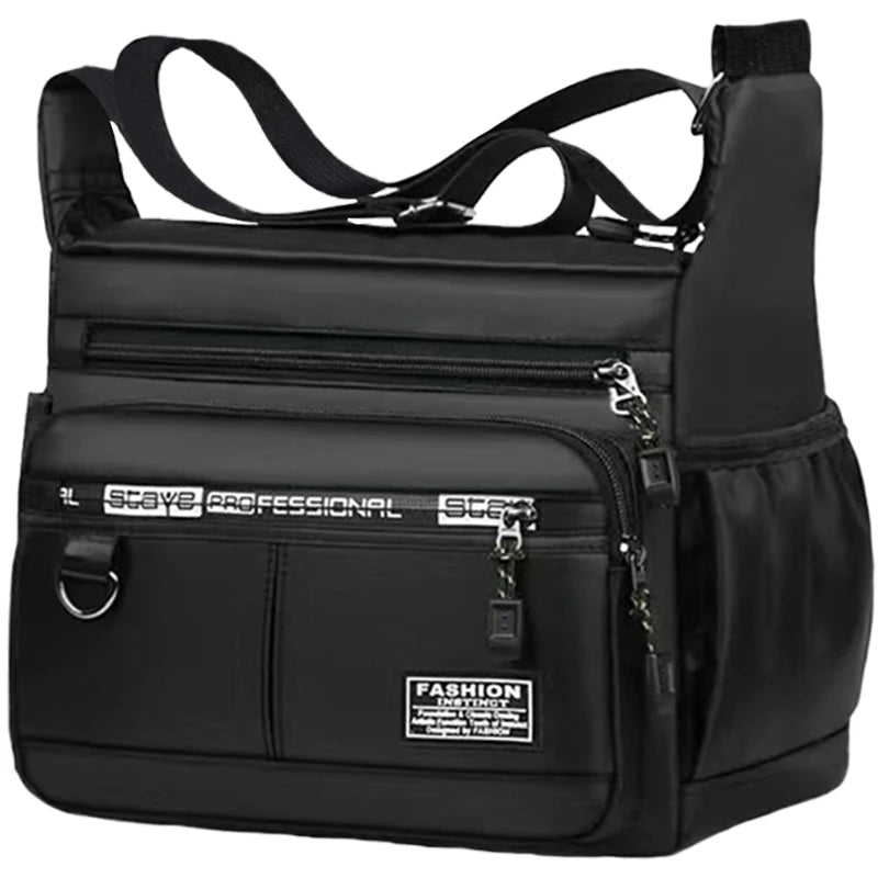Men's Multi-Pocket Crossbody Bag – Business Shoulder Bag