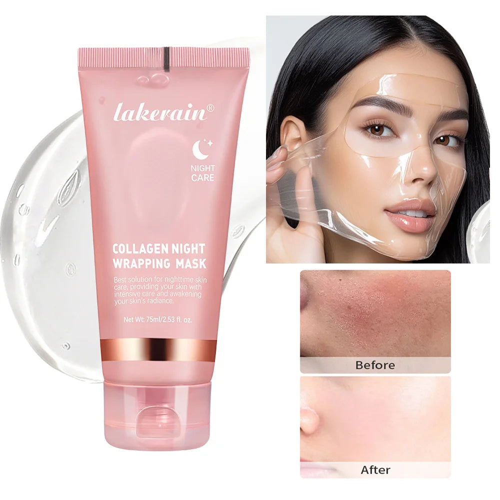 Korean Collagen Peel-Off Mask – Overnight Anti-Wrinkle Lifting