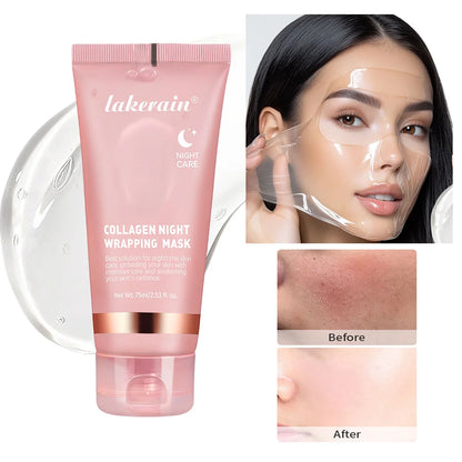 Korean Collagen Peel-Off Mask – Overnight Anti-Wrinkle Lifting